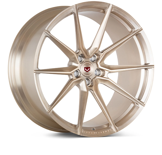 Vossen EVO-2 in Patina Gold finish - 3/4 render