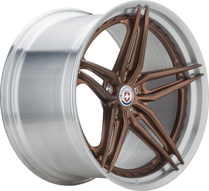 HRE S107SC forged SuperConcave wheel - alternative 3/4 angle render