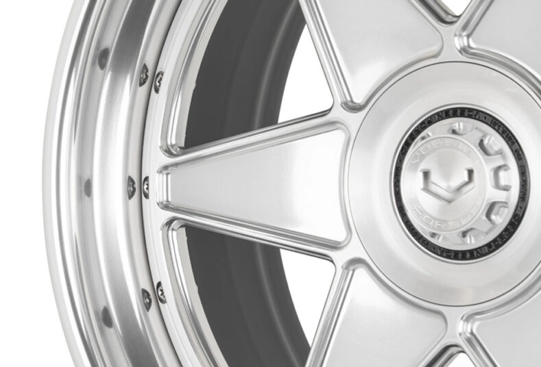 Vossen GEN-09 in Polished Brushed Face finish - 3/4 render