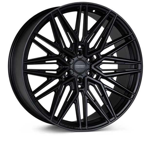 Vossen HF6-5 in Satin Black finish - 3/4 render