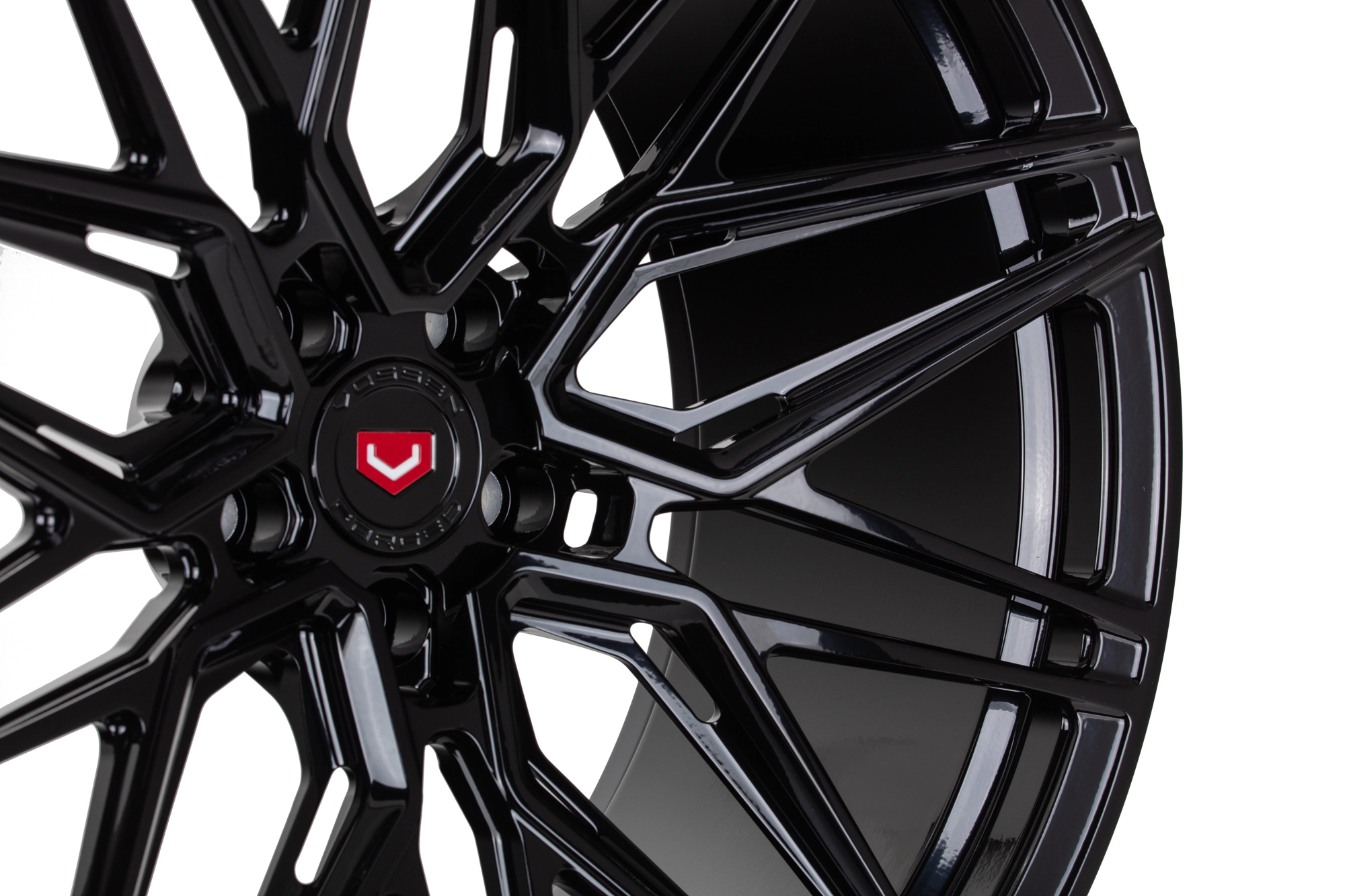 Vossen EVO-5R in Dark Smoke finish - 3/4 angle render
