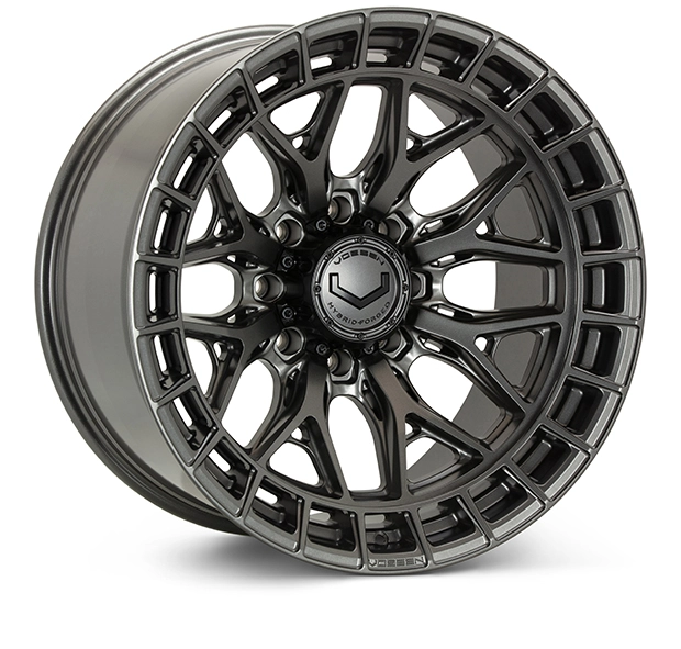 Vossen HFX-1 in Matte Gunmetal finish - 3/4 render