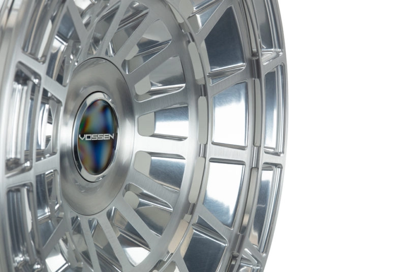 Vossen LC3-12 forged monoblock wheel in Gloss Clear - front face render