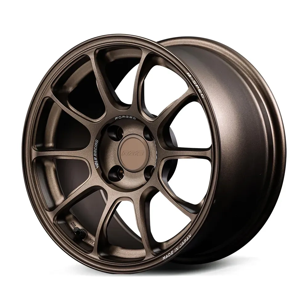 RAYS Volk Racing ZE40 M-Spec in Bronze Almite anodized finish - catalog render