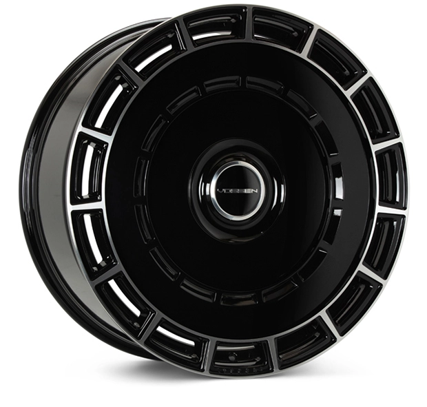 Vossen HF-9 (6-Lug) in Gloss Black Polished finish