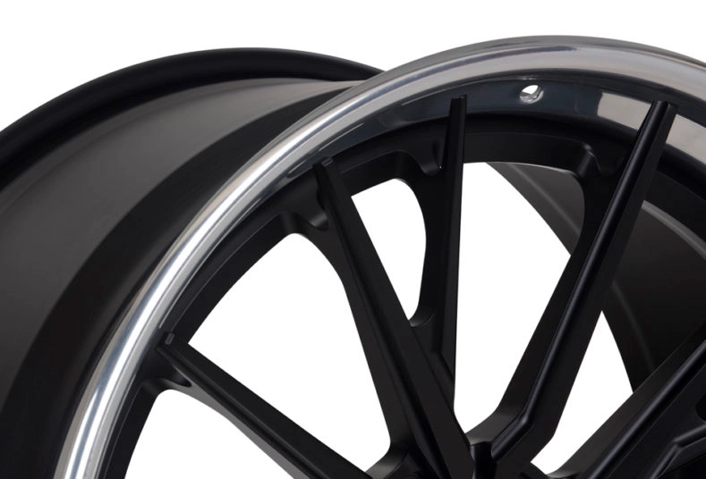 Vossen M-X4T (3-Piece) forged 3-piece wheel on vehicle - side view