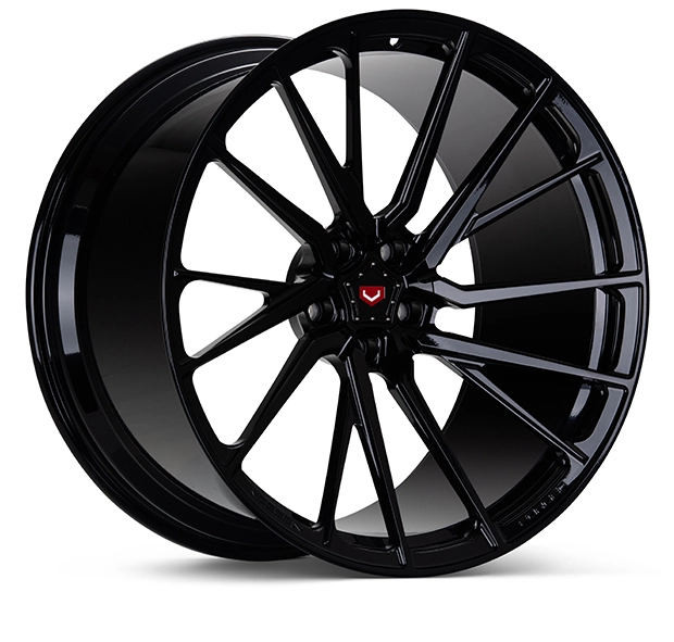 Vossen M-X4T in Gloss Black finish - 3/4 render