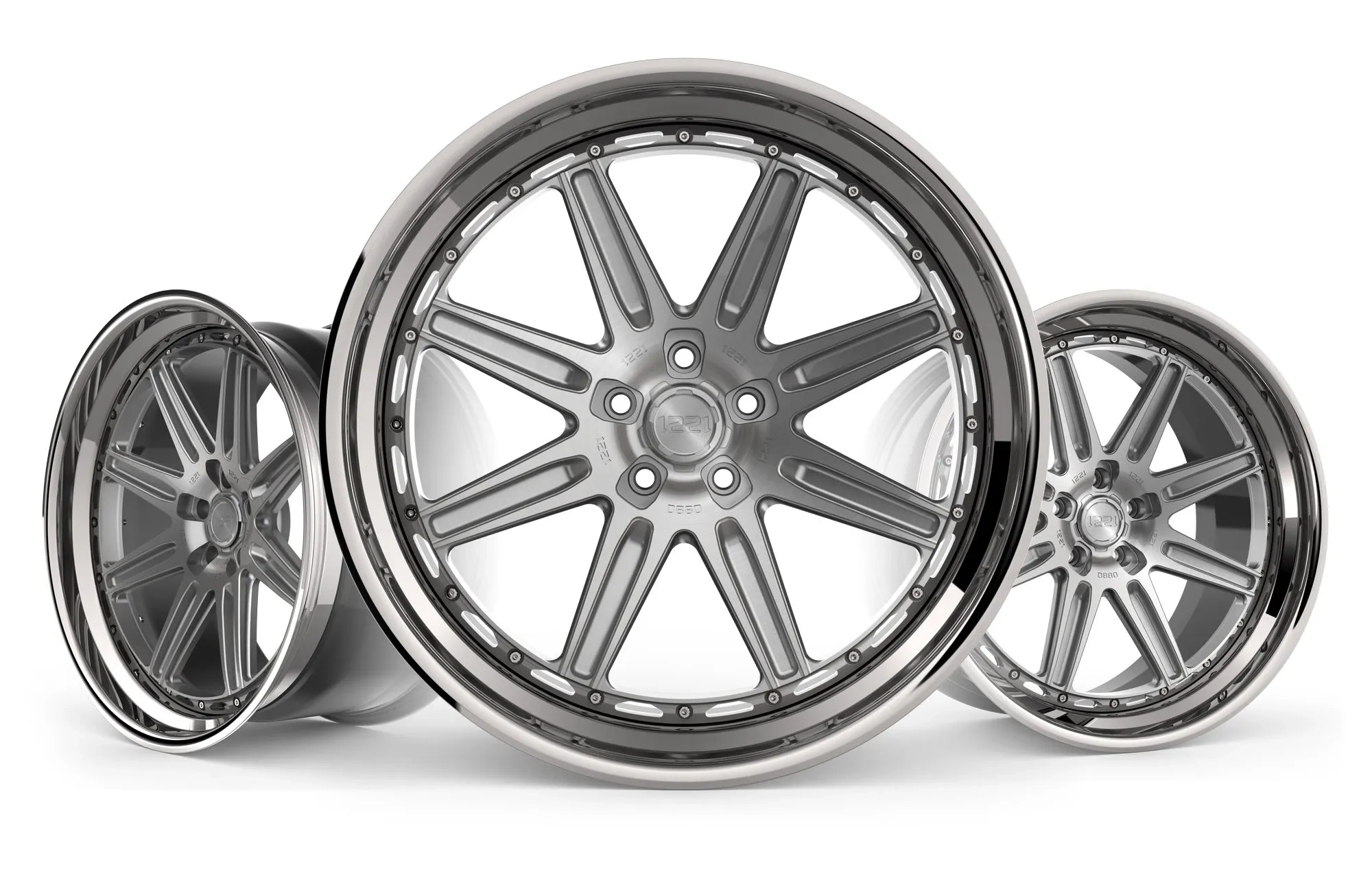 1221 Wheels 0880 AP3X APEX3.0 - three-piece X-Series studio composition