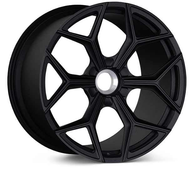 Vossen NL4 in Matte Black finish - 3/4 render