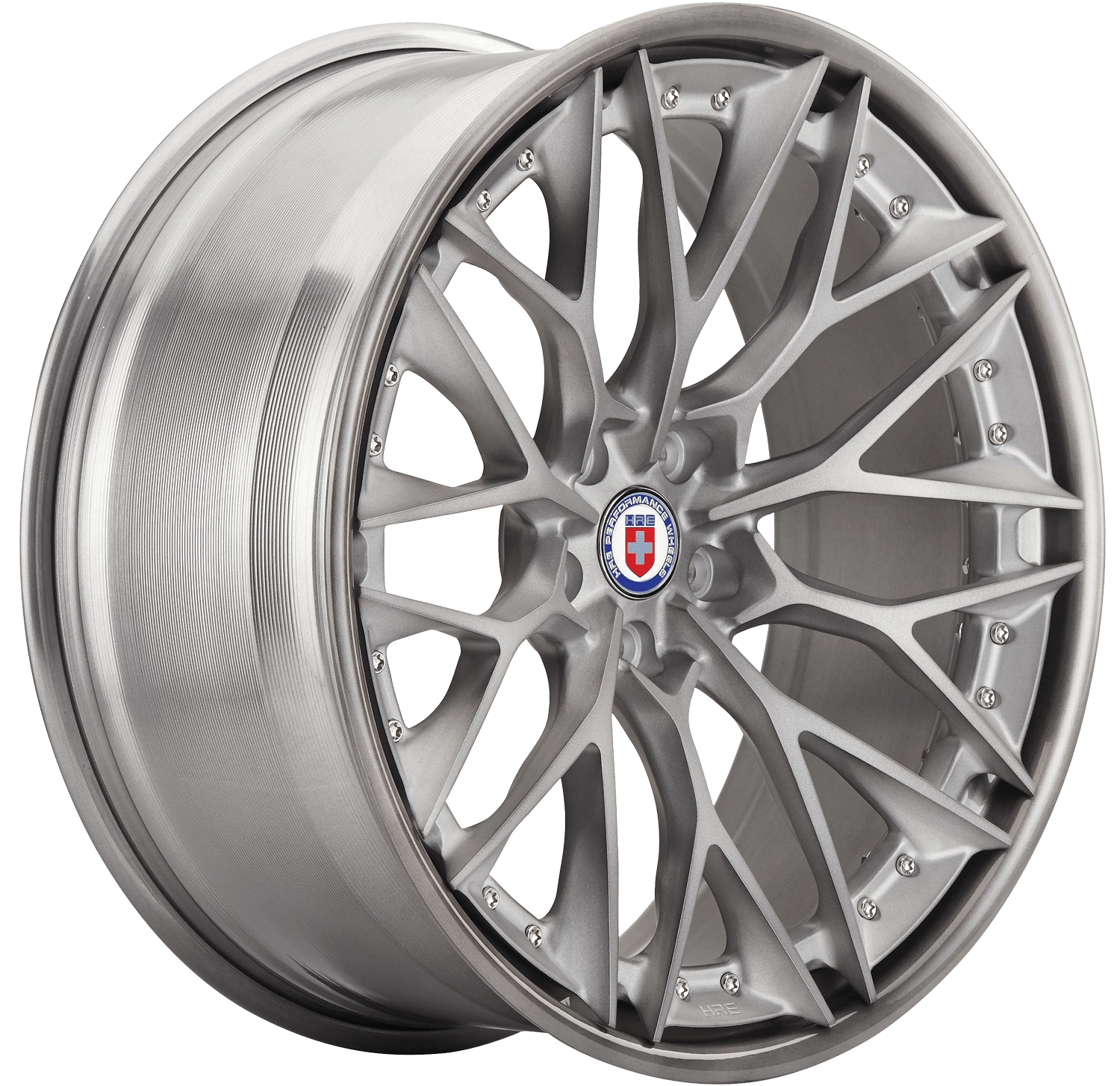 HRE S200 (2-Piece) forged 2-piece wheel - 3/4 angle render