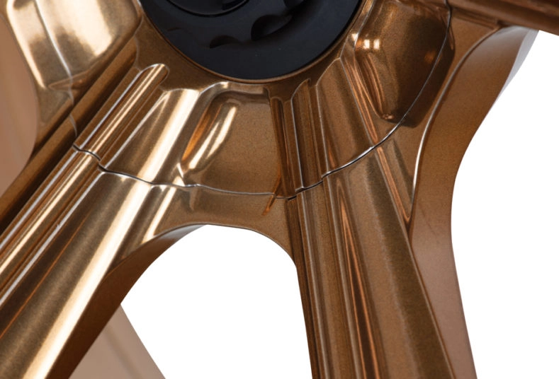 Vossen NL4 in Gloss Clear - CNC aluminium surface detail