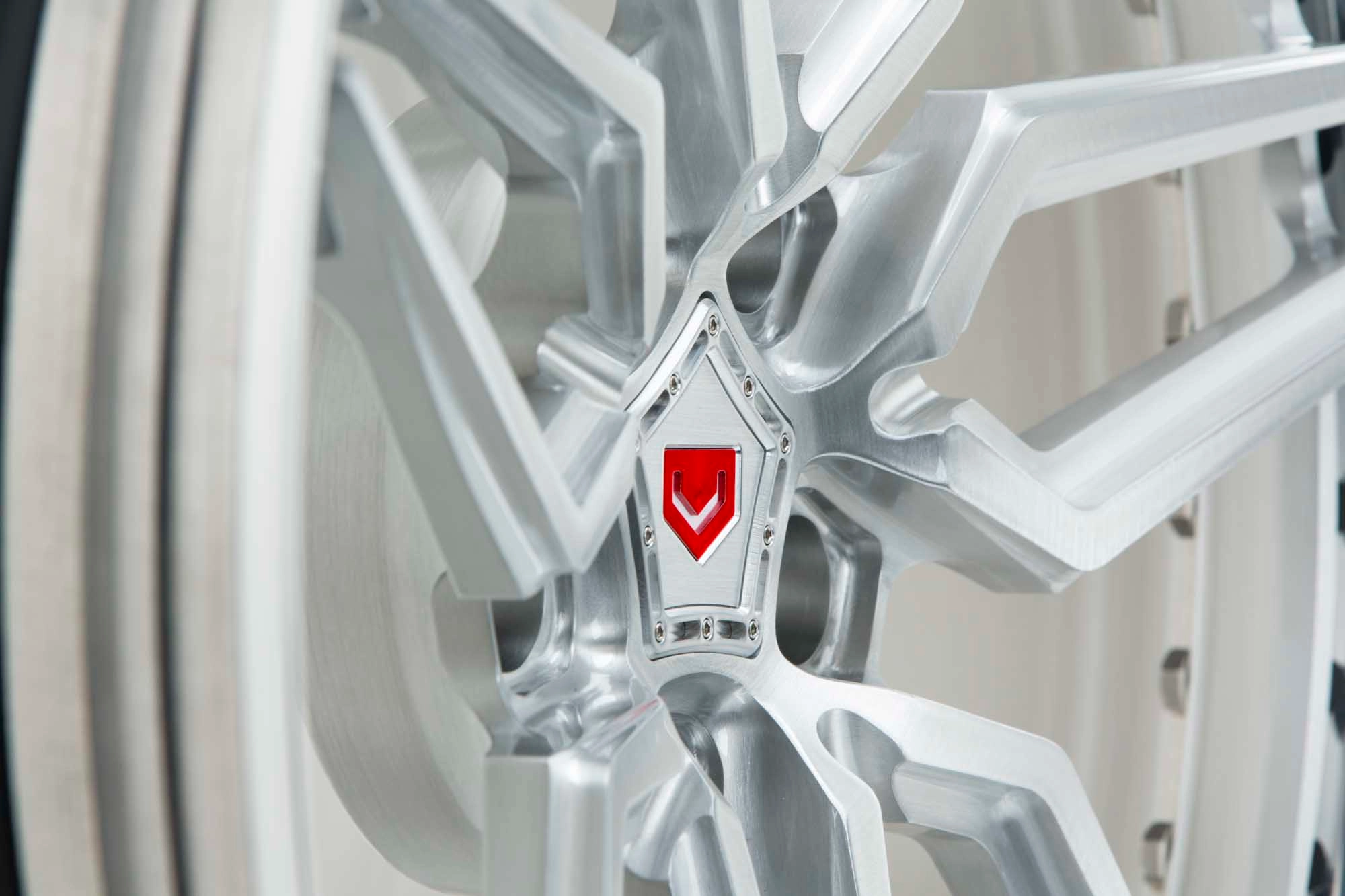 Vossen M-X1 (3-Piece) Textured Black finish - 3/4 angle view