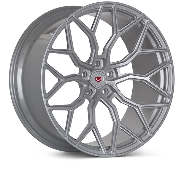 Vossen S17-01 (Monoblock) in Gloss Silver finish - 3/4 render facing right