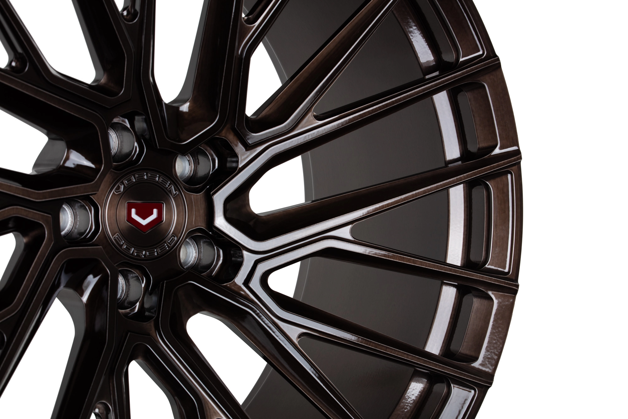 Vossen EVO-6T (Monoblock) Gloss Black front face alternative angle
