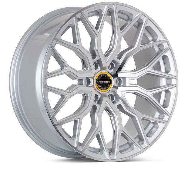Vossen HF6-3 in Silver Polished finish - 3/4 render