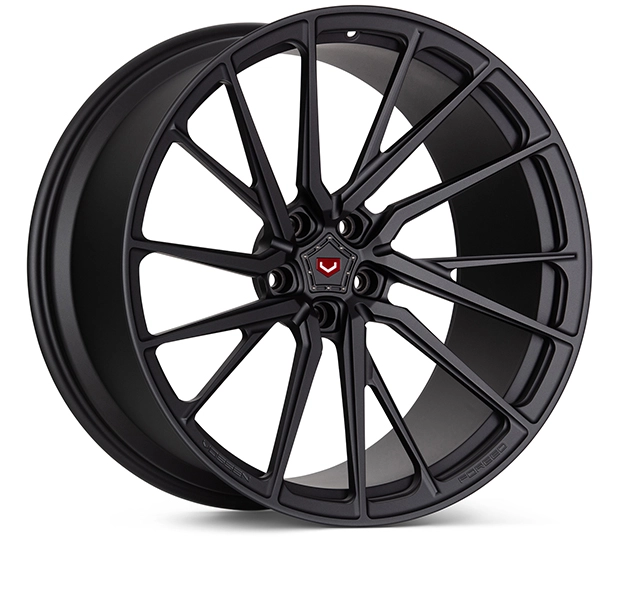 Vossen M-X4T in Matte Gunmetal finish - 3/4 render