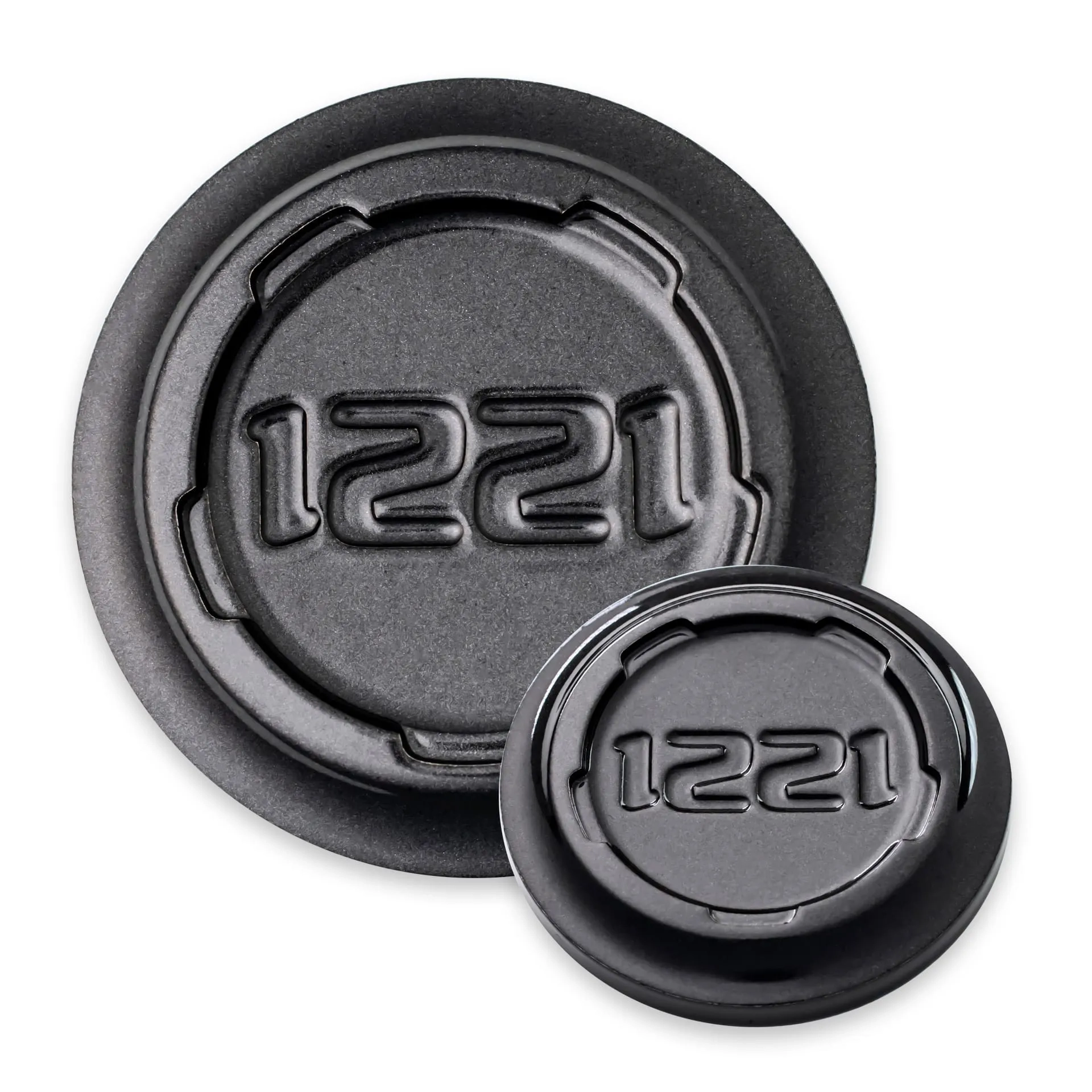 1221 Wheels 0880 AP3LX APEX3.0 in Solid Gloss Gunmetal finish - center cap render