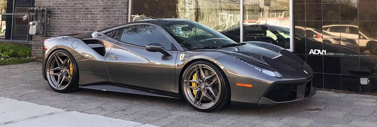 Ferrari 488 GTB with ADV.1 ADV510 M.V2 Advanced Series wheels