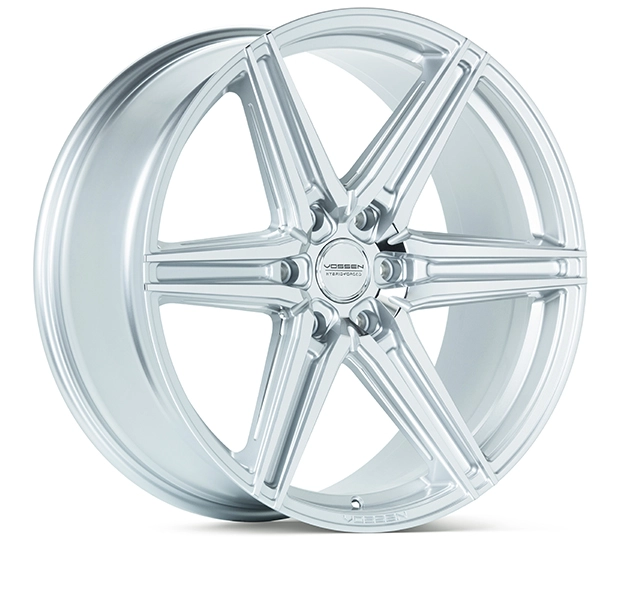 Vossen HF6-2 in Silver Polished finish - 3/4 render