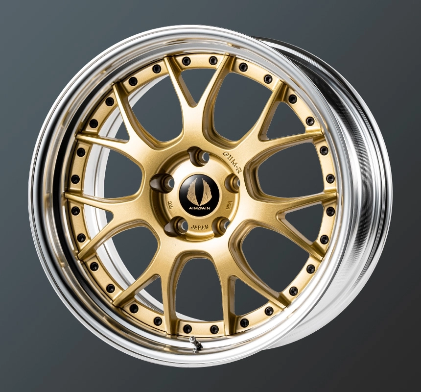 Aimgain G2M-R in Gold finish - 3/4 render