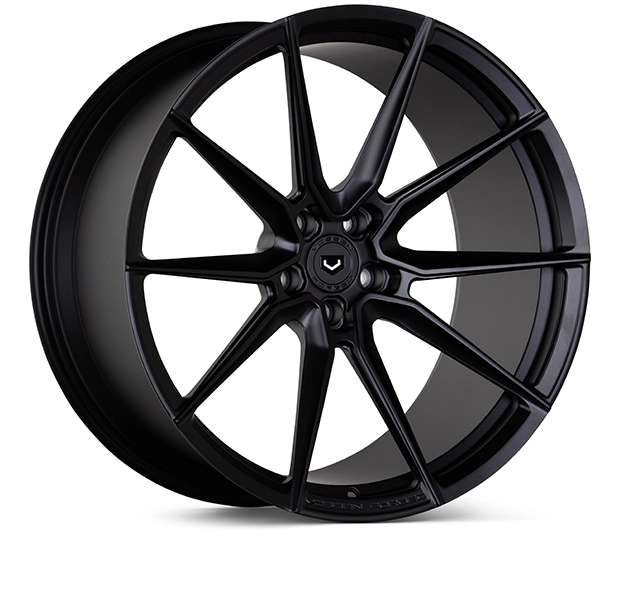 Vossen EVO-2 in Satin Black finish - 3/4 render
