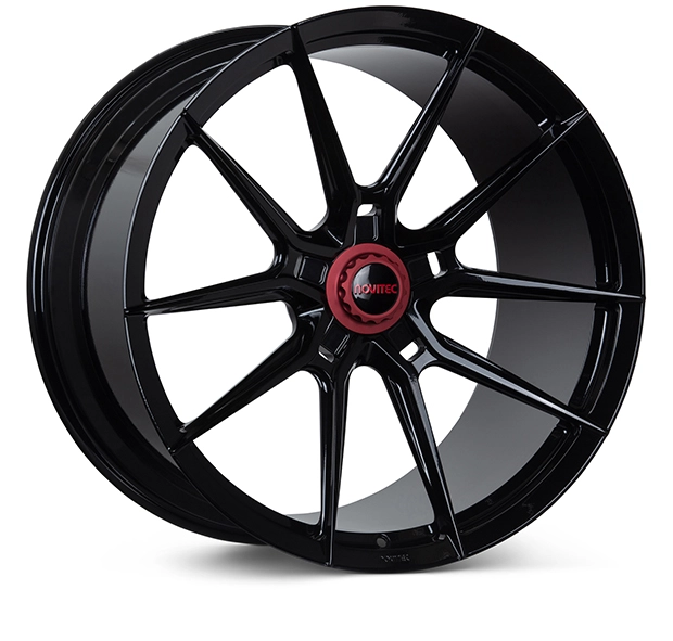 Vossen NF10 in Gloss Black finish - 3/4 render