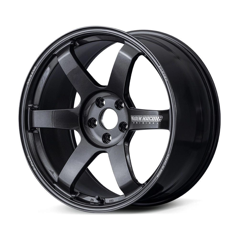 RAYS Volk Racing TE37 SAGA S-plus 20-inch in Matte Black - 3/4 angle render