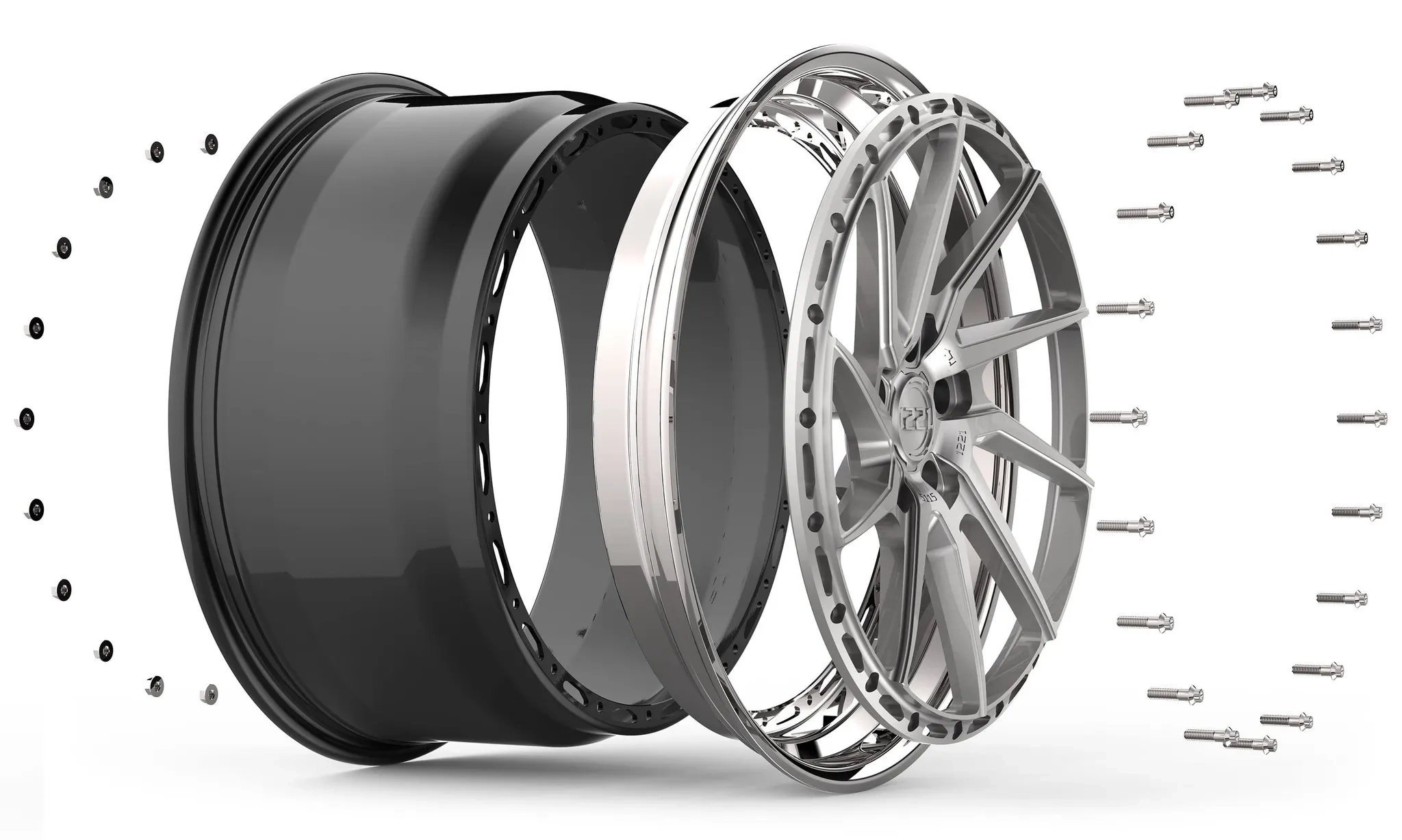 1221 Wheels 1331 AP3X APEX3.0 - construction detail render
