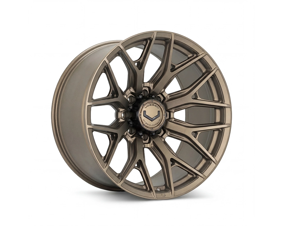Vossen HF6-4 hybrid forged wheel - 3/4 angle render