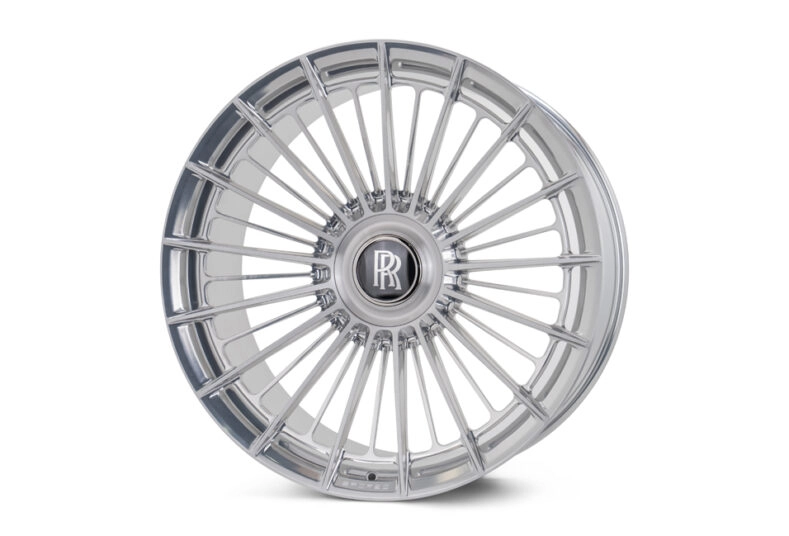 Vossen SP4 forged monoblock wheel in Gloss Clear - 3/4 render showing barrel depth
