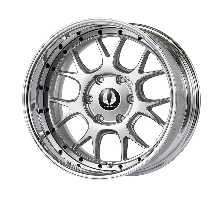 Aimgain G2M6 in Hyper Silver 18-inch finish - 3/4 render
