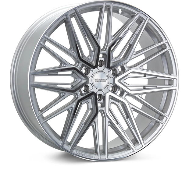 Vossen HF6-5 in Silver Polished finish - 3/4 render