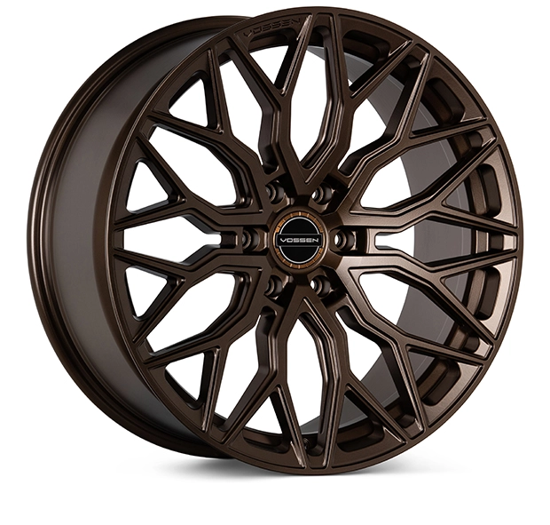 Vossen HF6-3 in Satin Bronze finish - 3/4 render