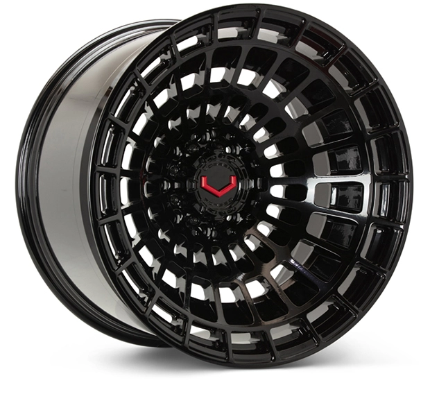Vossen LCX-04 in Gloss Black finish - 3/4 render