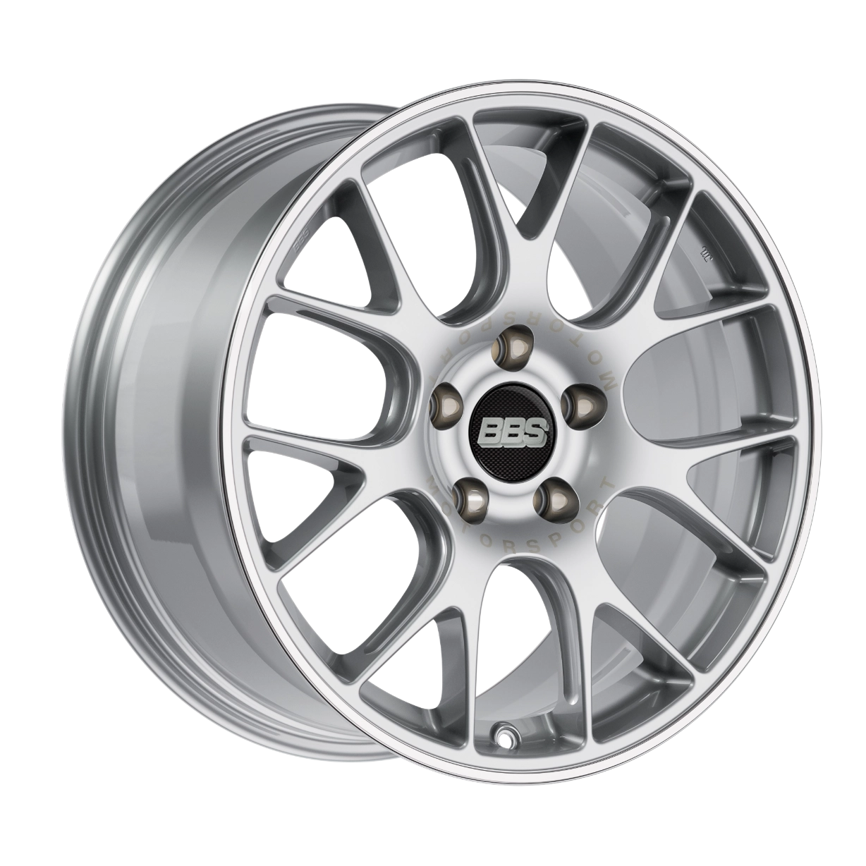 BBS CH-R in Brilliant silver finish - 3/4 render