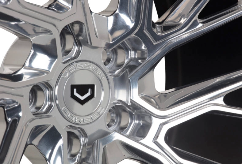 Vossen EVO-6T (3-Piece) three-piece forged wheel - Gloss Clear full assembly view