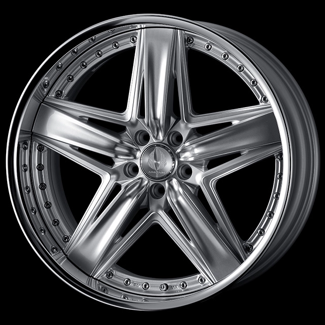 Aimgain GLuxe in Premium Silver finish - 3/4 render