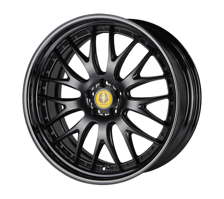 Aimgain GRM in Semi Gloss Black finish - 3/4 render