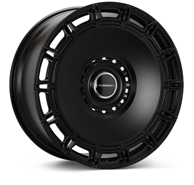 Vossen S21-13 (Monoblock) in Satin Black finish - 3/4 render