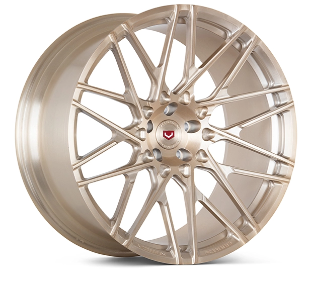 Vossen S17-07 (Monoblock) in Patina Gold finish - 3/4 render facing right