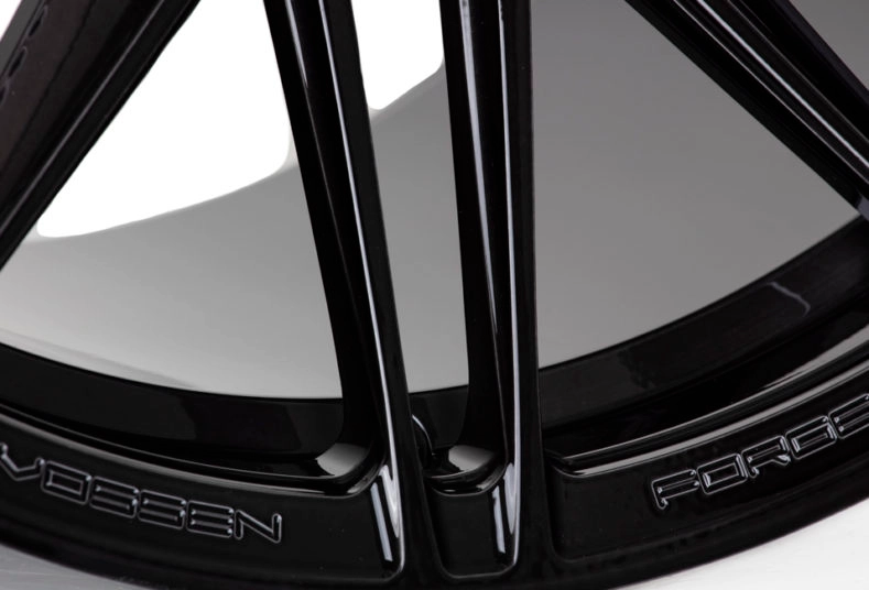 Vossen EVO-5 (Monoblock) Gloss Clear spoke detail - front face view
