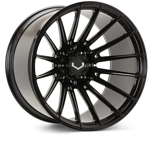 Vossen VFX-01 in Gloss Black finish - 3/4 render