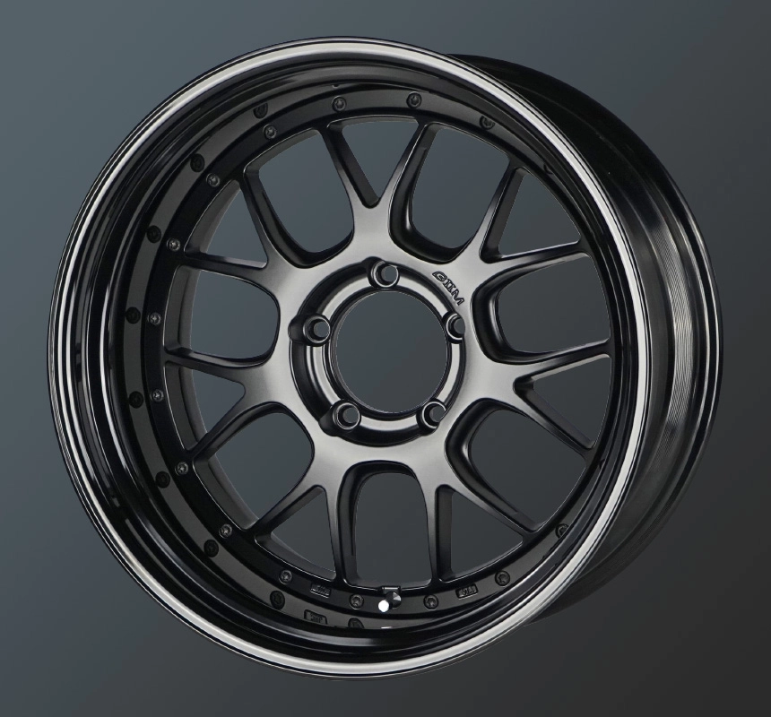 G2M-X Jimny wheel in Semi Gloss Black - 3/4 render