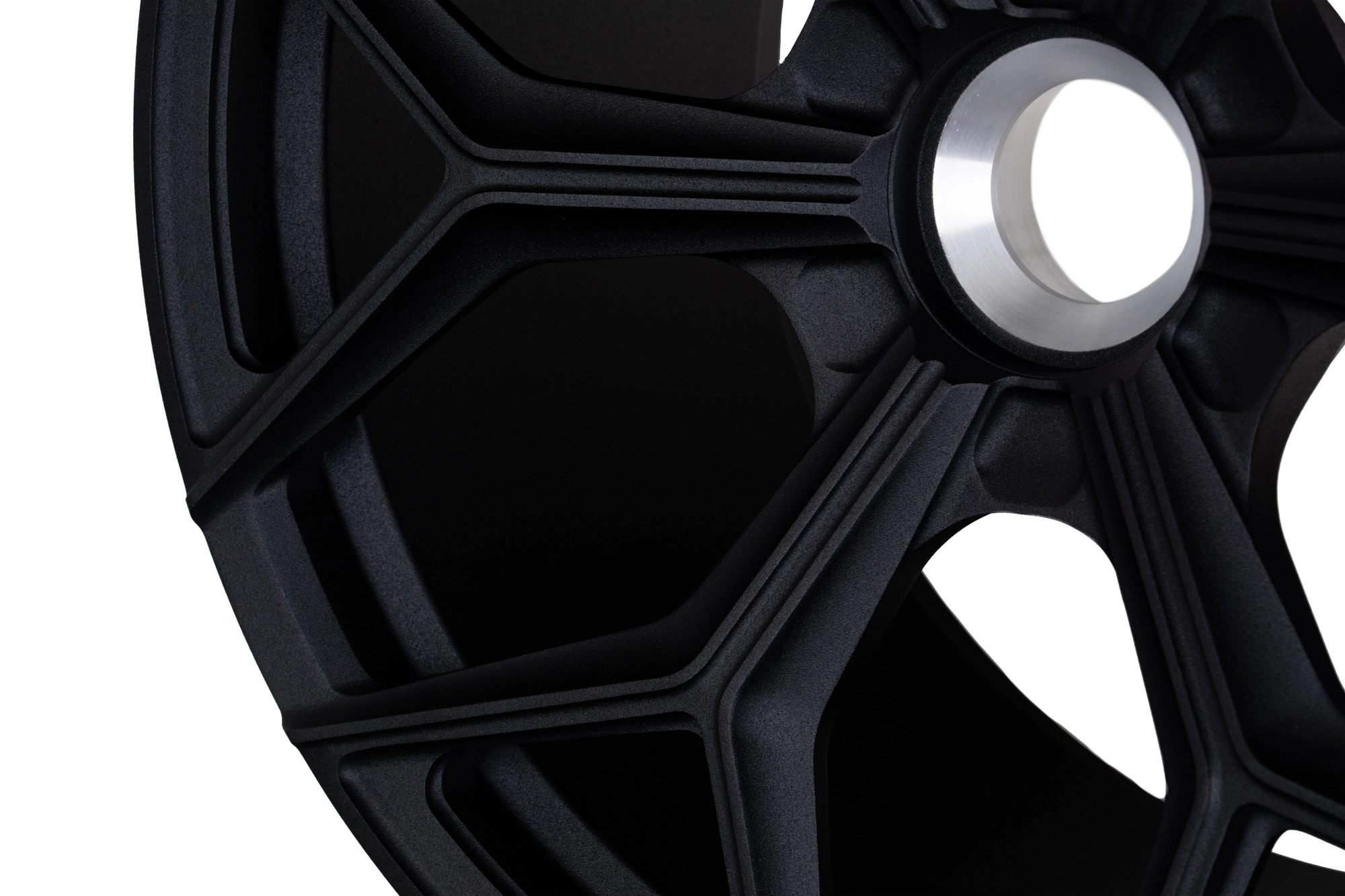 Vossen NL4 in Satin Bronze - front face render with center lock cap