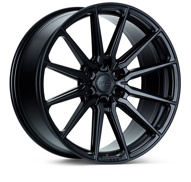 Vossen HF6-1 in Satin Black finish - 3/4 render