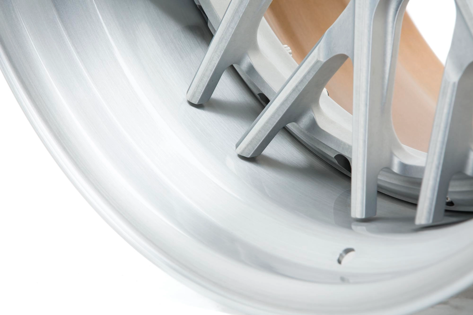 Vossen S17-07 (3-Piece) spoke profile detail in Gloss Black two-tone finish