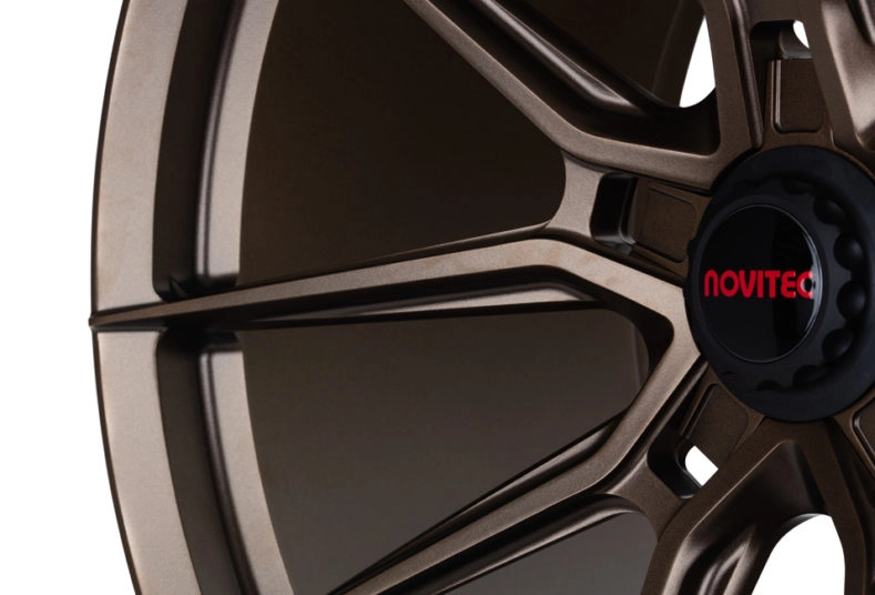 Vossen NF10 forged monoblock in Satin Bronze - 3/4 render