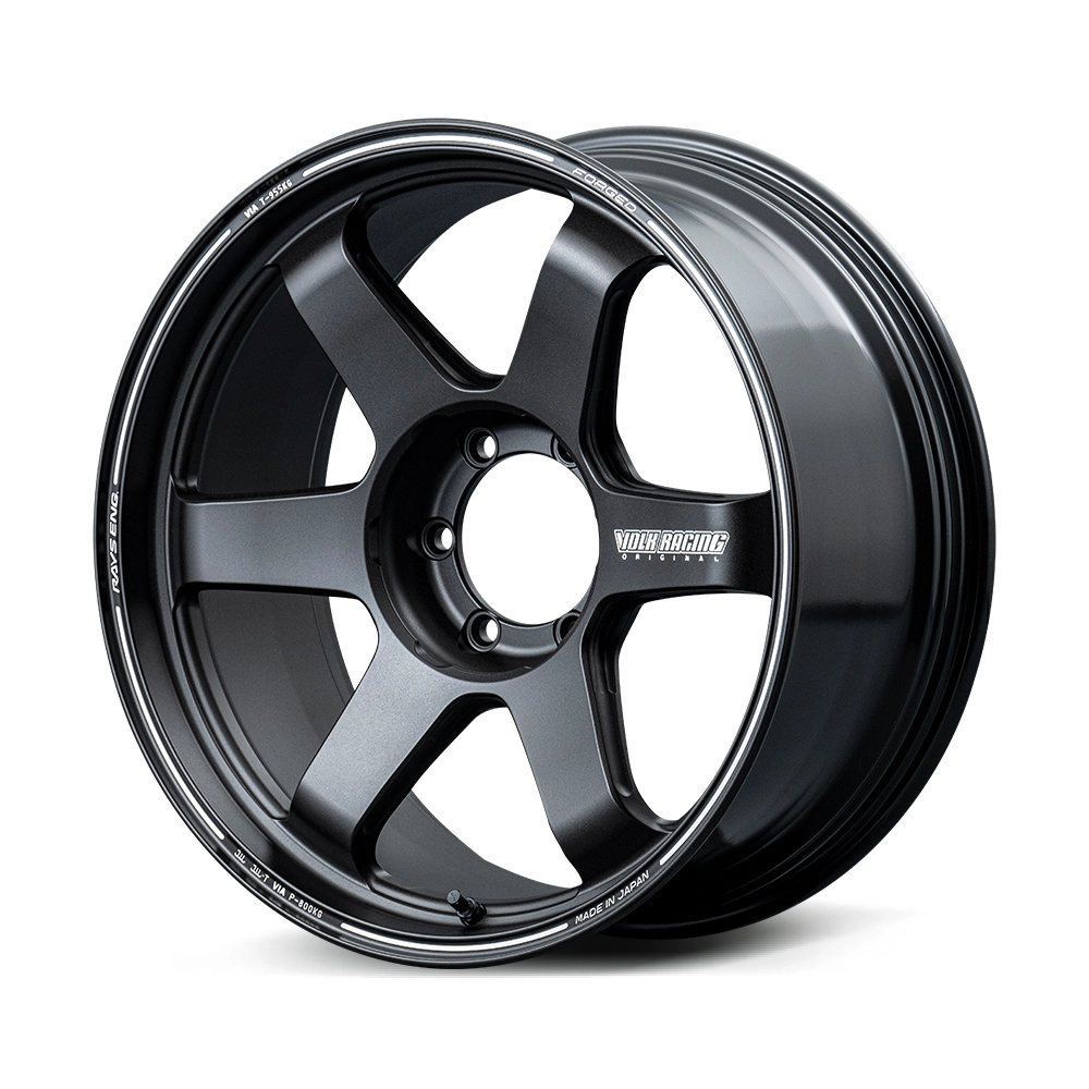 Volk Racing TE37 ultra X in Blast Black 2 - 3/4 angle render