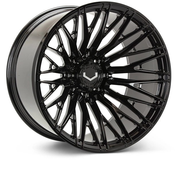 Vossen VFX-04 in Gloss Black finish - 3/4 render