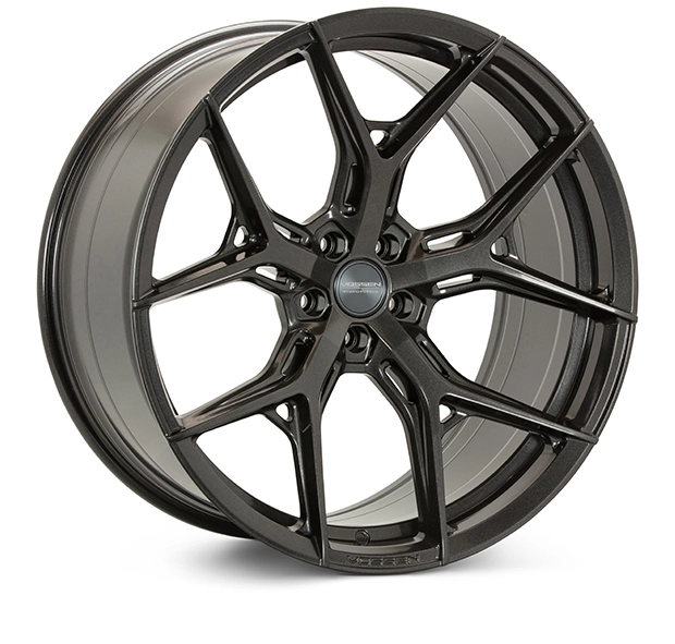 Vossen HF-5 in Anthracite finish - 3/4 render